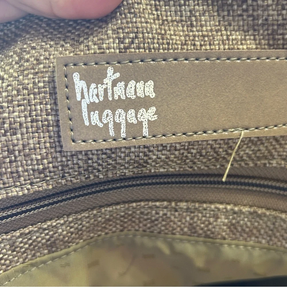 Vtg Hartmann Tote Carry On Overnight Weekender Tweed‎ Bag Luggage